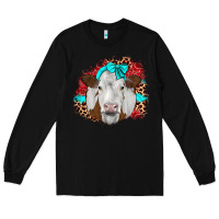 Black ribbon simmental leopard Long Sleeve Tee - JahusDesignShop