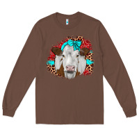Chestnut ribbon simmental leopard Long Sleeve Tee - JahusDesignShop