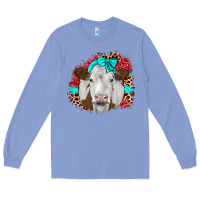 Colony Blue ribbon simmental leopard Long Sleeve Tee - JahusDesignShop