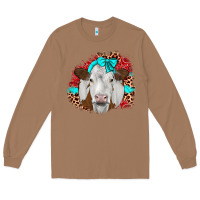 Toasted Coconut ribbon simmental leopard Long Sleeve Tee - JahusDesignShop