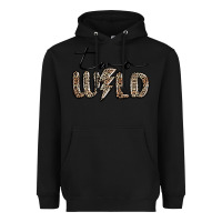 Black two wild Heavyweight Hoodie - MaliasSmallBusiness