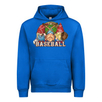 Cobalt Baseball gnomes Urban Hoodie - NancyCooperArtShop