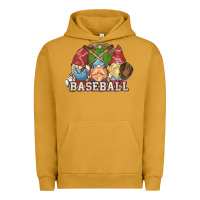 Pigment Peanut Butter Baseball gnomes Urban Hoodie - NancyCooperArtShop