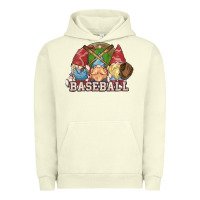 Pigment Pistachio Baseball gnomes Urban Hoodie - NancyCooperArtShop