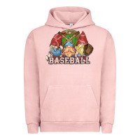 Pigment Salmon Baseball gnomes Urban Hoodie - NancyCooperArtShop