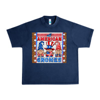 Navy all american gnomes Urban Heavy Tee - HRA Design Shop