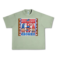 Oil Green all american gnomes Urban Heavy Tee - HRA Design Shop
