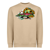 Mushroom Virginia State Map Heavyweight Sweatshirt - RanaPortraitStore
