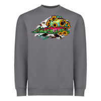 Storm Virginia State Map Heavyweight Sweatshirt - RanaPortraitStore