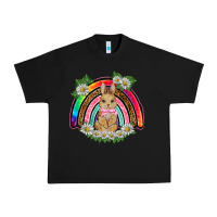 Black easter rabbit rainbow Urban Heavy Tee - BarkalooDesign