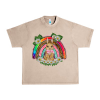French Oak easter rabbit rainbow Urban Heavy Tee - BarkalooDesign