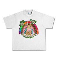 Lunar Rock easter rabbit rainbow Urban Heavy Tee - BarkalooDesign