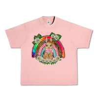Salmon easter rabbit rainbow Urban Heavy Tee - BarkalooDesign