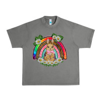 Tornado easter rabbit rainbow Urban Heavy Tee - BarkalooDesign