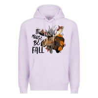 Lilac It Moose Be Fall Premium Hoodie - LillyAllenDesigns
