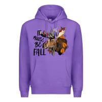 Purple It Moose Be Fall Premium Hoodie - LillyAllenDesigns