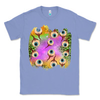 Colony Blue eyes leopard halloween patch Classic Tee - BundleAndBundleShop