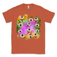 Copper eyes leopard halloween patch Classic Tee - BundleAndBundleShop