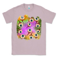 Lilac eyes leopard halloween patch Classic Tee - BundleAndBundleShop
