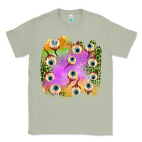 Matcha eyes leopard halloween patch Classic Tee - BundleAndBundleShop