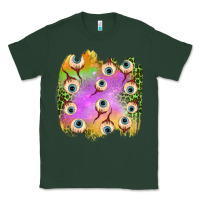 Sports Green eyes leopard halloween patch Classic Tee - BundleAndBundleShop