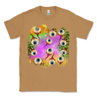 Toasted Coconut eyes leopard halloween patch Classic Tee - BundleAndBundleShop