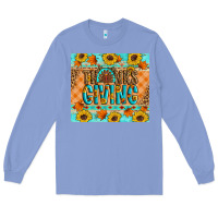 Colony Blue Thanksgiving Turkey Long Sleeve Tee - Artiststas