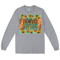 Heather Grey Thanksgiving Turkey Long Sleeve Tee - Artiststas