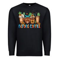 Black moody before coffee Premium Sweatshirt - MaliasSmallBusiness