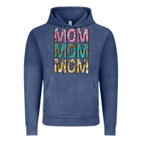 Vintage Denim mom mom mom mothers day Vintage Hoodie - texasbilliewilder