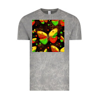 Cloud Rock juneteenth butterflies seamless pattern Vintage Tee - HRA Design Shop