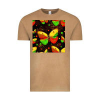 Vintage Camel juneteenth butterflies seamless pattern Vintage Tee - HRA Design Shop