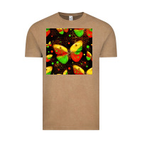 Vintage Coffee juneteenth butterflies seamless pattern Vintage Tee - HRA Design Shop