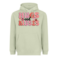 Matcha hugs and kisses Heavyweight Hoodie - MaliasSmallBusiness
