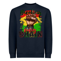 Navy Breaking every chain juneteenth Heavyweight Sweatshirt - Zillion Design Studio