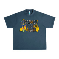 Midnight Navy school cust dian Urban Heavy Tee - CowhideDigitalArt