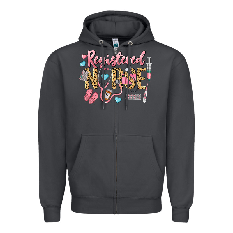 Registered Nurse Zipper Hoodie by LillyAllenDesigns | Teevron