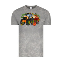 Cloud Rock fall tractor with pumpkin Vintage Tee - AdoDesignShop