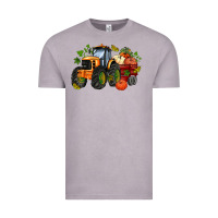 Vintage Zinc fall tractor with pumpkin Vintage Tee - AdoDesignShop