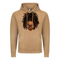Vintage Camel afro locs messy bun Vintage Hoodie - texasbilliewilder