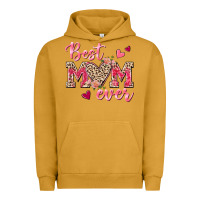 Pigment Peanut Butter Best Mom Ever Urban Hoodie - texasbilliewilder