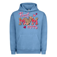 Pigment Pebble Blue Best Mom Ever Urban Hoodie - texasbilliewilder