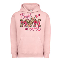 Pigment Salmon Best Mom Ever Urban Hoodie - texasbilliewilder