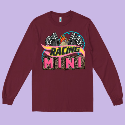 Racing Mini With Racing Oto Equipment Long Sleeve Tee Designed By Adodesignshop