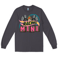 Smoke racing mini with racing oto equipment Long Sleeve Tee - AdoDesignShop