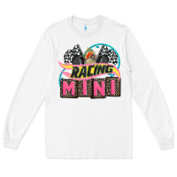 White racing mini with racing oto equipment Long Sleeve Tee - AdoDesignShop