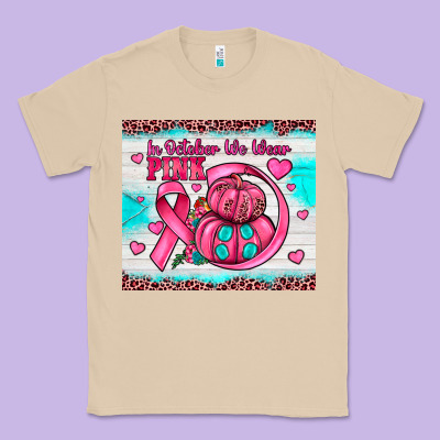 In October We Wear Pink Classic Tee Designed By Jahusdesignshop