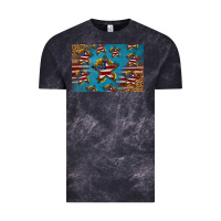 Cloud Black 4th of july stars skinny metal can holder Vintage Tee - HRA Design Shop