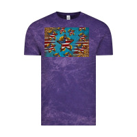 Cloud Purple 4th of july stars skinny metal can holder Vintage Tee - HRA Design Shop