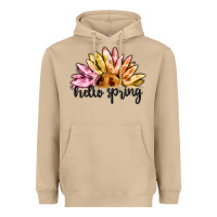 Mushroom hello spring Heavyweight Hoodie - MaliasSmallBusiness